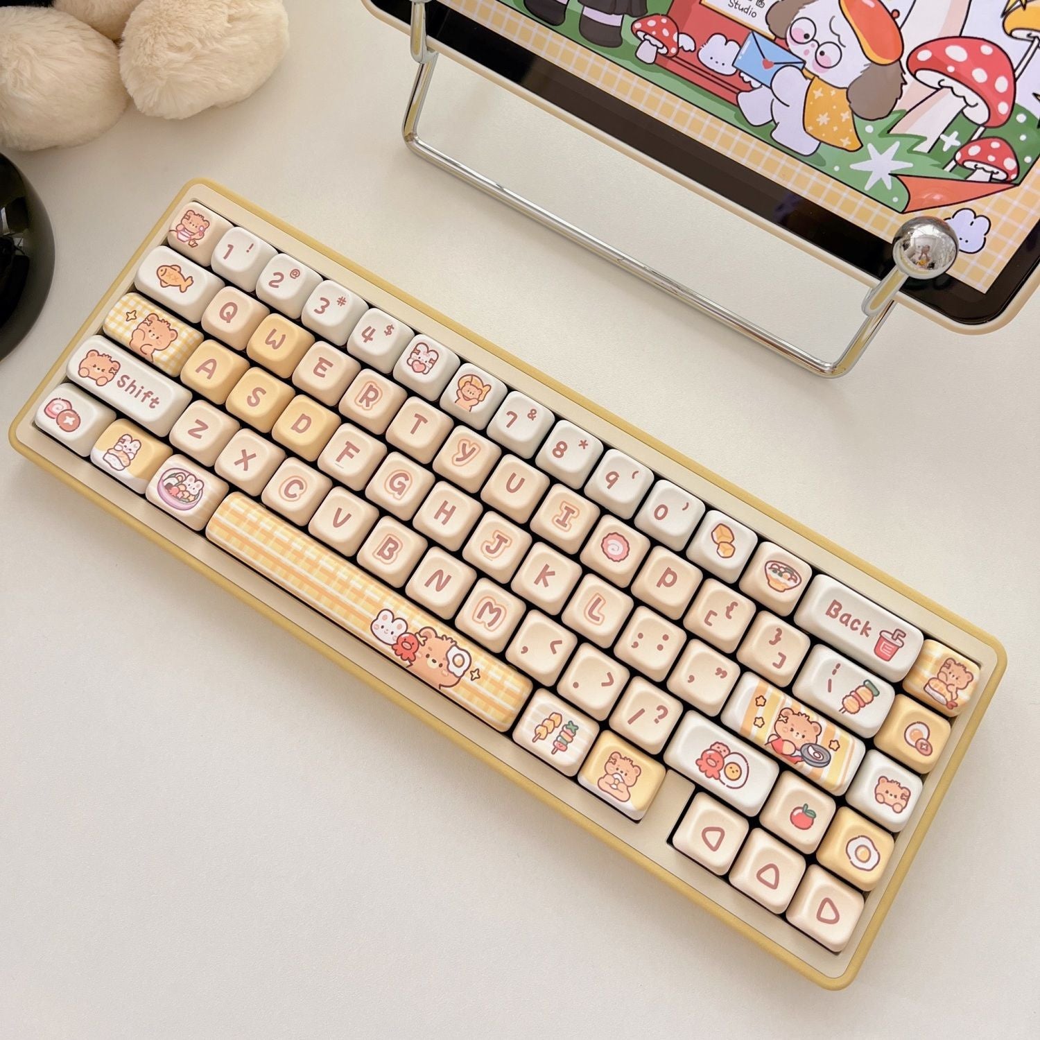 Key Cap EOA Height PBT Material Heat Sublimation High Aesthetic Value